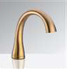 Fontana Commercial Brushed Gold Touchless Automatic Sensor Hands Free Faucet